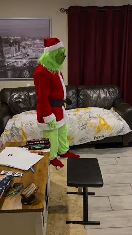 disfraz del grinch perfecto para esta navidad ,ordenenlo  mas grande 