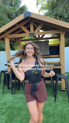 Would you stay here? 👀👀 full house tour of my West Palm Beach Airbnb coming tomorrow!! So excited to share this beautiful place 🌞🤫 it’s a dream! @Eau Claire Swim  #airbnbtour #airbnbfinds #floridagirl #westpalmbeach #floridastaycation 