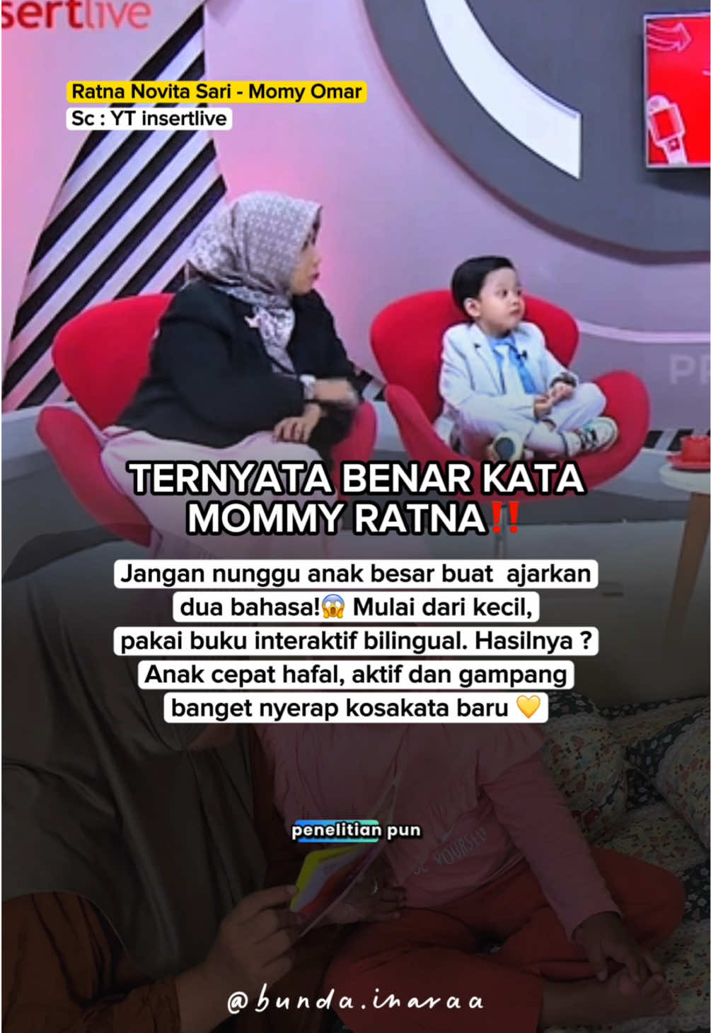 Membalas @jagung manis Beneran nggak nyesel ikutin saran Mommy Ratna! 🥹Ngajarin anak dua bahasa sejak dini ternyata nggak sesulit yang dikira, asal pakai cara yang seru dan konsisten. Sekarang tiap hari anak hafal kosakata baru tanpa harus dipaksa belajar! #bukuanak #16bukuminilibrary #kamusmini #bukukosakata #bukuedukasianak 