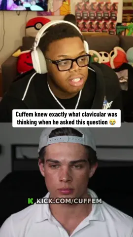 Cuffem knew exactly what clavicular was thinking when he asked this question 😭 #cuffem #clavicular #looksmaxing 