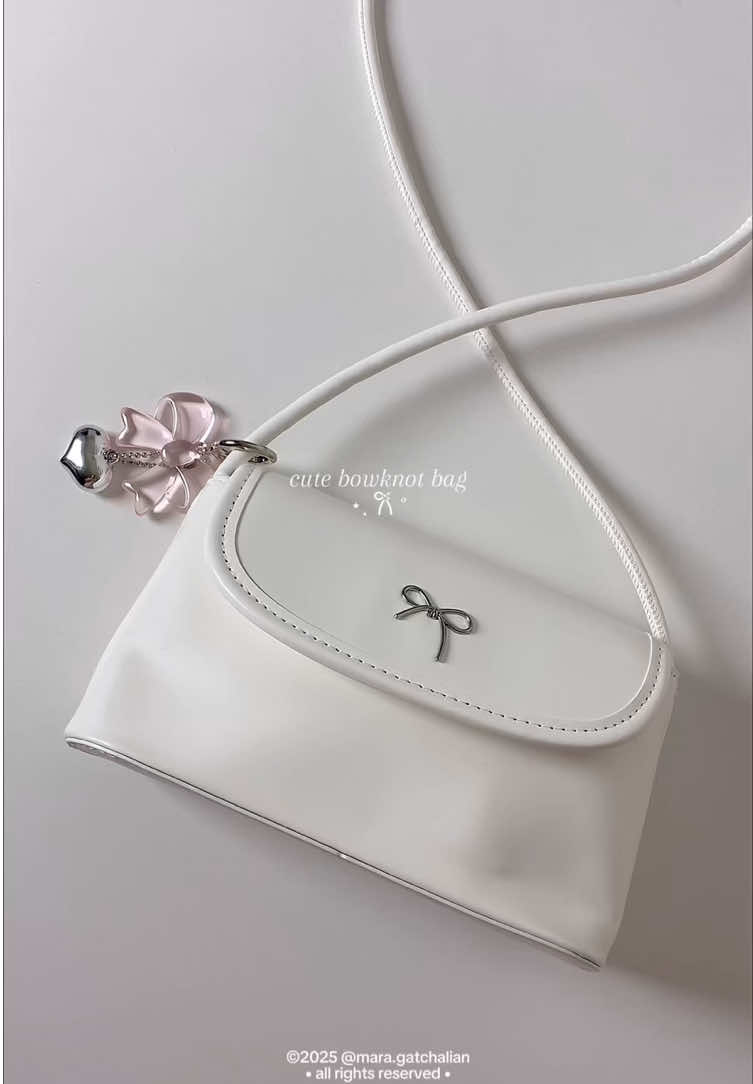 pretty korean square bow bag 🎀✨ #bowbag #bowknotbag #koreanbag #slingbag #maragatchalian