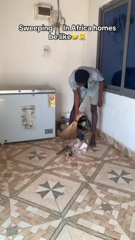 Sweeping 🧹 In Africa homes be like🤣🤦 #relateable #funny #waitforit #king_of_spades16 