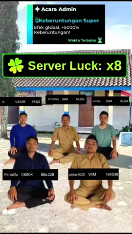 momen ketika ada event admin super luck+ x8  .  .  .  #fishit #fishitroblox #fyproblox #talon #fyppppppppppppppppppppppp @Fish It! 