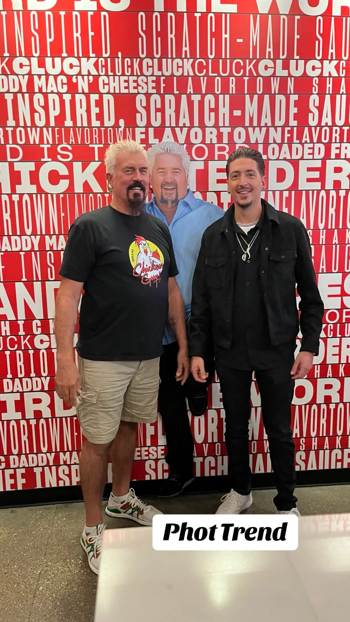 November 1st 2025 meeting Guy’s oldest son Hunter and having him freak out because his dad and I look so much alike that when he saw me, he thought his dad was at Chicken Guy! Dallas but it was only me @karlnotguy 😜😂