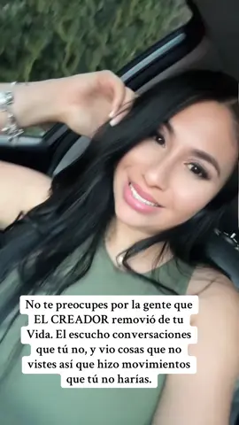 No te preocupes por la gente que el creador , removió de tu Vida. El escucho conversaciones que tú no, y vio cosas que no vistes así que hizo movimientos que tú no harías.    #vida #Dios   #gratitud #amorpropio  #agradecimiento 