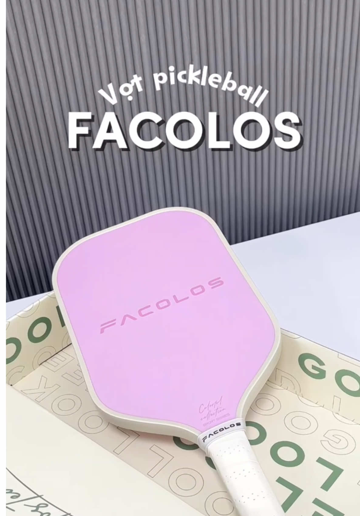 Màu hồng xinh iu, không hề sến nha #pickleball #votpickleball #facolospickleball #votchinhhang #viral 