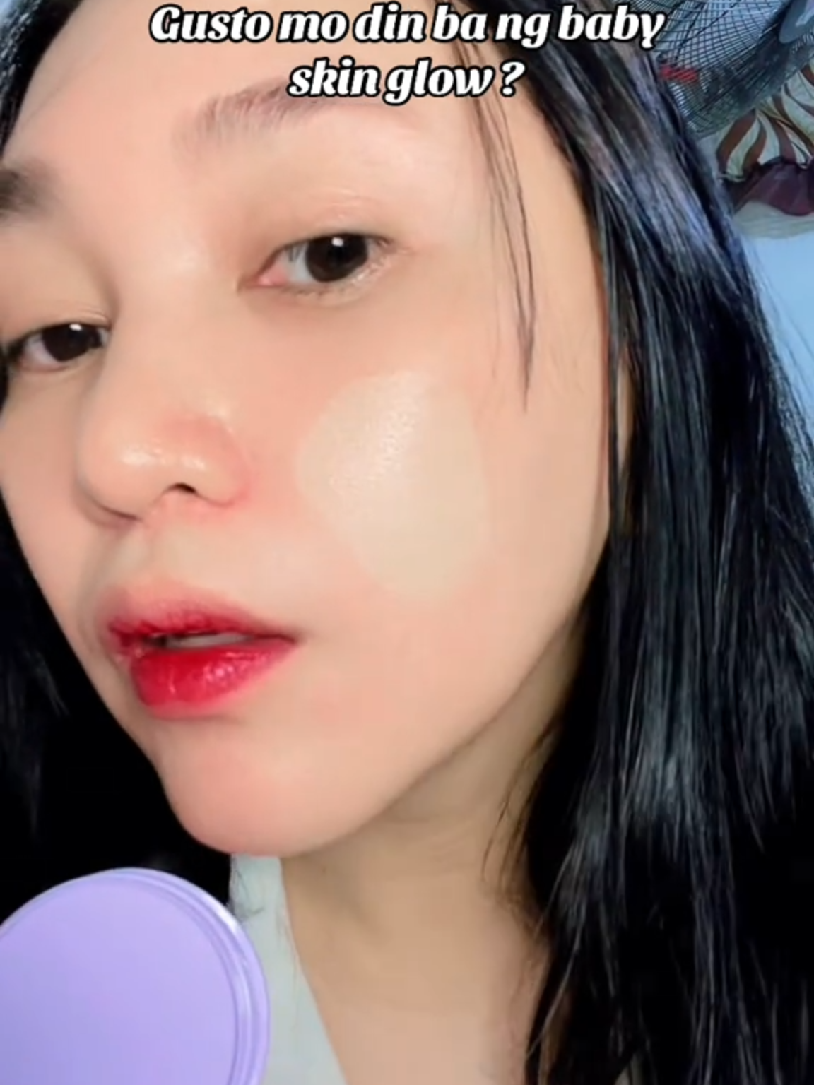 My skin went from 😴 to ✨ with one tap tap of Maybelline's baby cushion. Seriously, the baby smooth finish is unreal. Cop it on TikTok Shop! #MaybellineTapTapBaby #SuperstayBabyCushion 💜@prettyzhol21