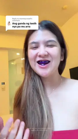 Replying to @mommyrussell i use teeth strips to lighten my yellowish teeth 🦷 