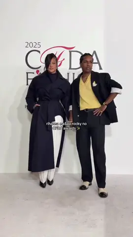 simplesmente #rihanna e #asaprocky no CFDA awards 2025 🫶✨🥹 #TikTokFashion via: cfda
