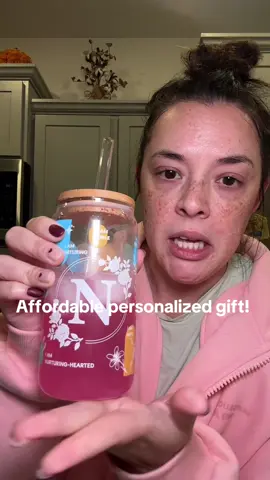 This Positive affirmation glass cup is so beautiful #glasscup #positiveaffirmations #christmas #christmasgiftideas #coffeecup