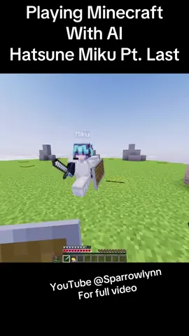 Miku is insanely good at Minecraft PvP #hatsunemiku #miku #Minecraft #minecraftmods 
