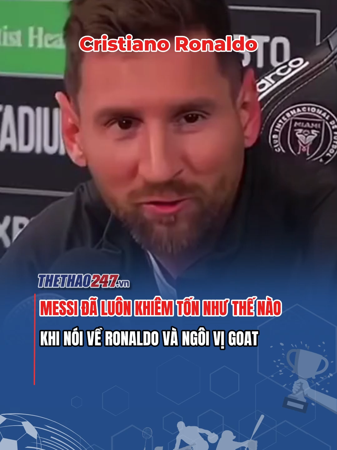 Còn Ronaldo thì... 🙄 #messi #ronaldo #drama #cr7 #SportsOnTikTok #SEAGAmes2025 #thethao247