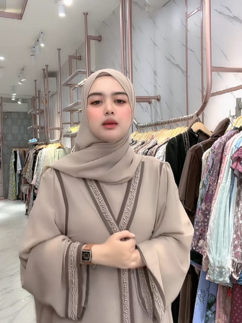 Gamis Medina Abaya Set Hijab Wanita Motif Payet Nonbusui Friendly Muslim Variasi 3 Warna#shopmastercampaign #produklokalindonesia #wibgajian #shopmaster 