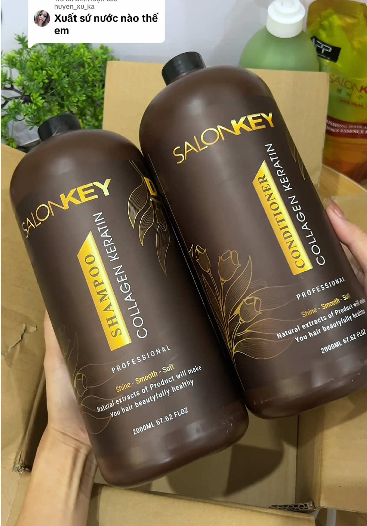 Trả lời @huyen_xu_ka Salonkey Việt Nam nha c iu #daugoi #daugoisalon #daugoisalonkey #xuhuong #tranghatay96 