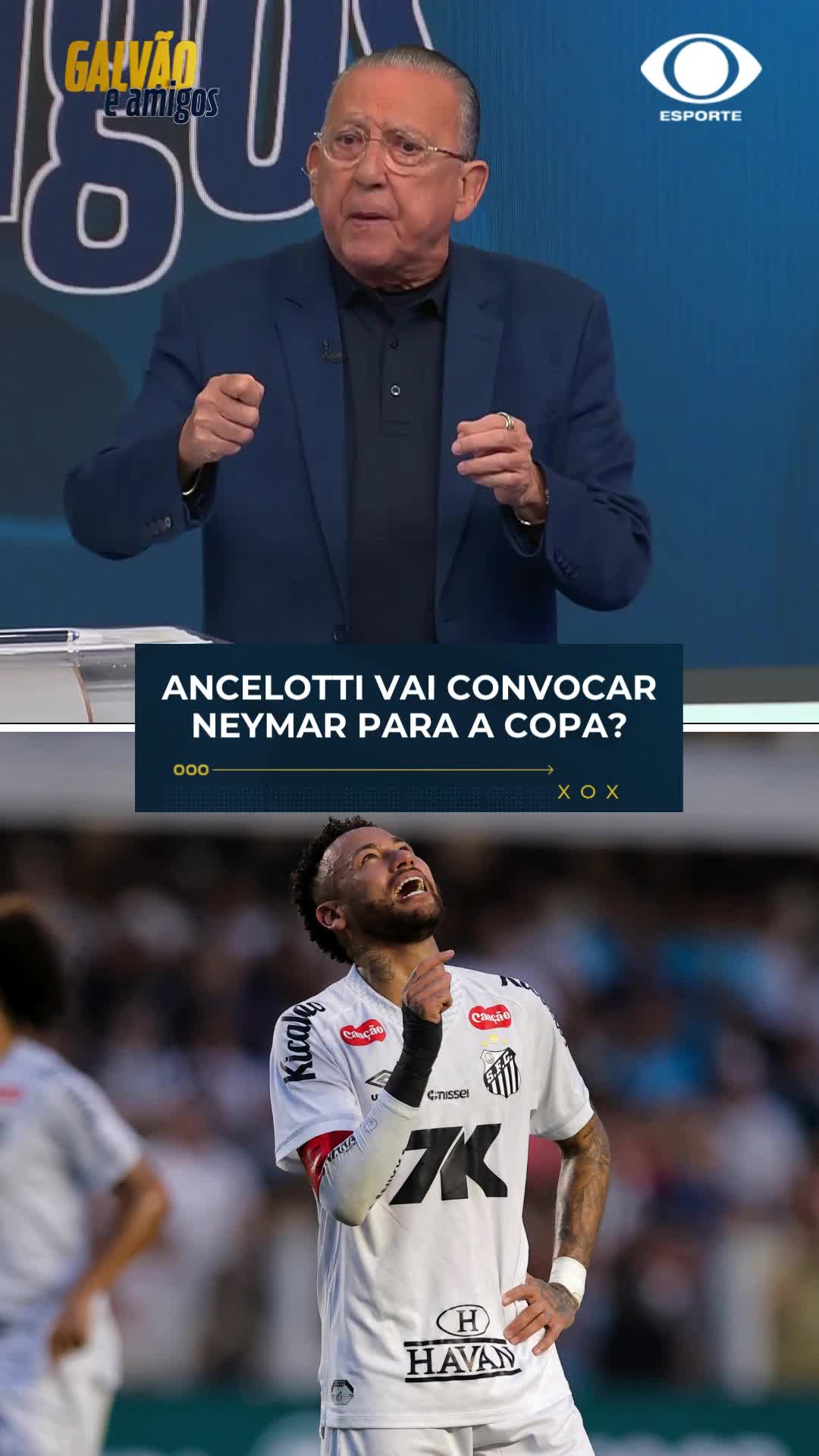 Neymar tem que ser convocado para a #SeleçãoBrasileira? Galvão Bueno e os comentaristas do #GalvãoEAmigos analisaram a situação do camisa 10 do #Santos. #EsporteNaBand
