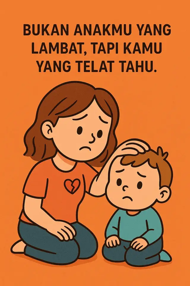 SERIUS, BUN. PERIODE SENSITIF ANAK NGGAK DATANG DUA KALI. Lewat ya lewat. Nggak bisa diulang. Dan yang paling nyesek tuh bukan pas anaknya lambat belajar — tapi pas kita sadar kita yang telat tahu. 💔 --- Aku pernah di fase itu. Sibuk cari makanan bergizi, tapi lupa kalau otak anak juga butuh gizi dari stimulasi. Kupikir nanti aja, toh masih bayi. Ternyata... fase itu justru paling penting. 😭 Pas aku ikut seminar tumbuh kembang, dokter bilang gini, > “Otak anak tuh paling plastis di 6 tahun pertama hidupnya. Kalau kita stimulasi di masa itu, hasilnya bisa luar biasa.” Dan aku langsung diem. Oh, jadi bukan anakku yang “belum siap”. Tapi aku yang belum tahu kapan harus mulai. --- 🧠 Menurut riset Harvard Center on the Developing Child, > “Tahun-tahun pertama kehidupan membentuk arsitektur otak seumur hidup anak.” Sedangkan menurut dokter anak  “Stimulasi dini adalah kunci agar anak bisa tumbuh optimal sesuai potensinya.” Dan semua itu masuk akal banget. Karena di usia itu, anak kayak spons — disentuh sedikit aja bisa langsung nyerap. Dia lagi haus banget sama pengalaman baru. --- 🌱 Ibarat tanah subur, kalau ditanami pas waktunya, tumbuhnya cantik banget. Tapi kalau telat? Bisa aja tumbuh — tapi butuh tenaga dan waktu lebih besar. Dan di sinilah banyak ibu sering keliru. Nggak karena cuek, tapi karena nggak tahu kalau waktunya sesingkat itu. --- 💬 Kurang stimulasi bahasa → anak jadi speech delay 💬 Kurang stimulasi motorik → anak kaku, mudah takut 💬 Kurang stimulasi emosi → anak gampang tantrum, susah fokus 💬 Kebanyakan screentime → otaknya pasif, kurang eksplor Dan yang bikin sedih, sebagian besar kasus itu sebenarnya bisa dicegah... Asal orang tuanya tahu cara stimulasi yang tepat sejak dini. 😢 --- ✨ Aku juga dulu clueless, Bun. Sampai akhirnya aku nemuin ebook “Panduan Ide Stimulasi Anak”, yang direkomendasikan langsung oleh dokter tumbuh kembang dan banyak dipakai ibu-ibu baru buat ngejar golden period anaknya. Jujur ya, ini ebook tuh bukan cuma teori. Isinya bener-bener praktikal, kayak ada “peta jalan” jadi orang tua sadar stimulasi. Ada ide main sesuai usia, fokus ke bahasa, motorik, sensorik, dan sosial-emosi. Dan yang paling aku suka: semua aktivitasnya bisa dilakukan di rumah — simpel tapi berdampak. --- Dan setelah aku pelajari, aku baru sadar... jadi orang tua tuh bukan harus sempurna, tapi cukup hadir di waktu yang nggak bisa diulang. 🥺 Sekarang setiap kali main bareng, aku suka bilang ke diri sendiri: > “Mungkin cuma 10 menit, tapi bisa jadi momen paling berarti buat otak anak.” --- 💛 Jadi sebelum bilang “nanti juga bisa”, coba deh berhenti sebentar, terus tanya ke diri sendiri: > “Mau nunggu anak ketinggalan dulu, baru aku belajar?” Kalau jawabannya nggak, 📘 Baca deh dan pelajari ebook “Panduan Ide Stimulasi Anak” ini. Aku pribadi banyak banget belajar dari situ — dan bener-bener kebantu banget sebagai orang tua baru yang masih banyak belajar. 🙏🏻 Link-nya udah aku taruh di bio ya. Jangan tunggu sampai menyesal. Mulai dari sekarang, selagi masih di masa emas. 💛 #ParentingEdukasi #GoldenAge #StimulasiAnak #TumbuhKembangAnak #montessoriparenting 