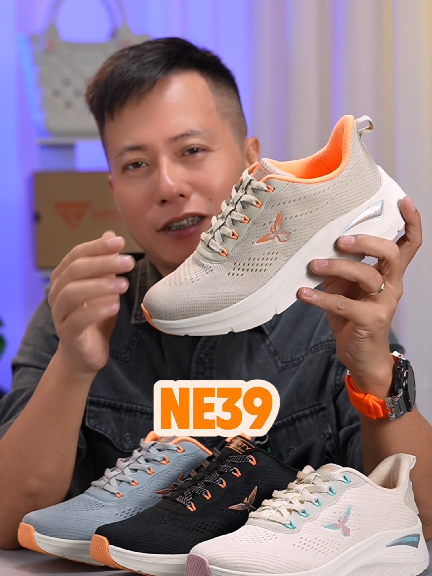 Ne39 - Mẫu giày thể thao cao cấp Nesty Comfort nay đã cập nhật phối màu mới toanh, độ êm vẫn đỉnh, nhanh tay kẻo ‘cháy size’ nha! ##Nesty #depnesty #nestycomfort #newcolor