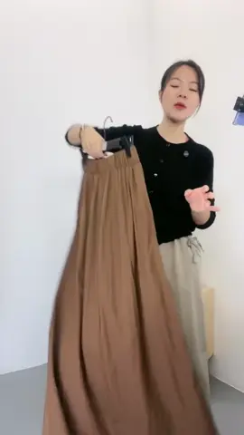 KM Delina A Line Ribbon Cotton Polyester Women Skirt [S8225]