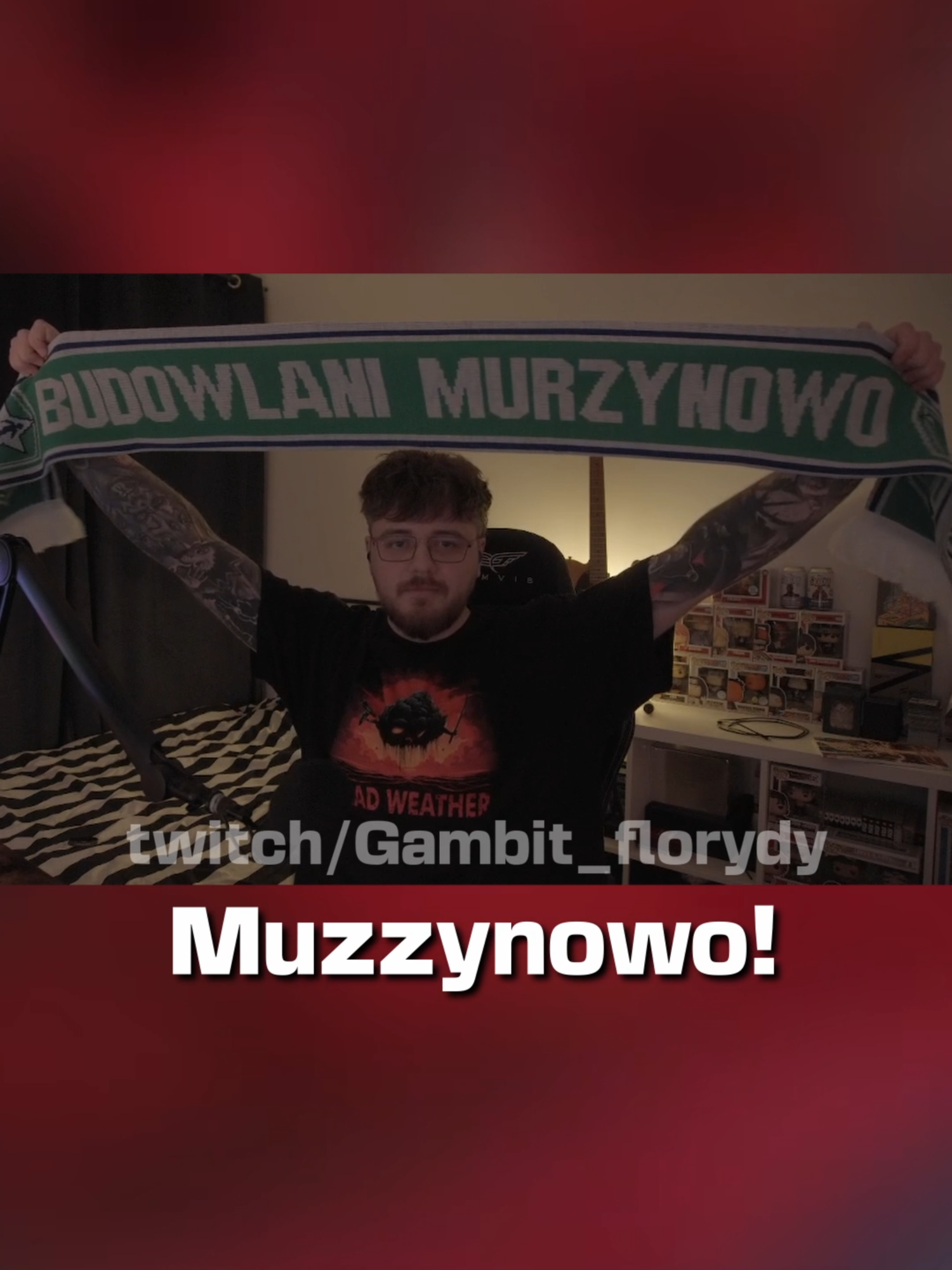 BUDOWLANI MURZYNOWO #szalik #twitch #gambit #stream #piłka #klub