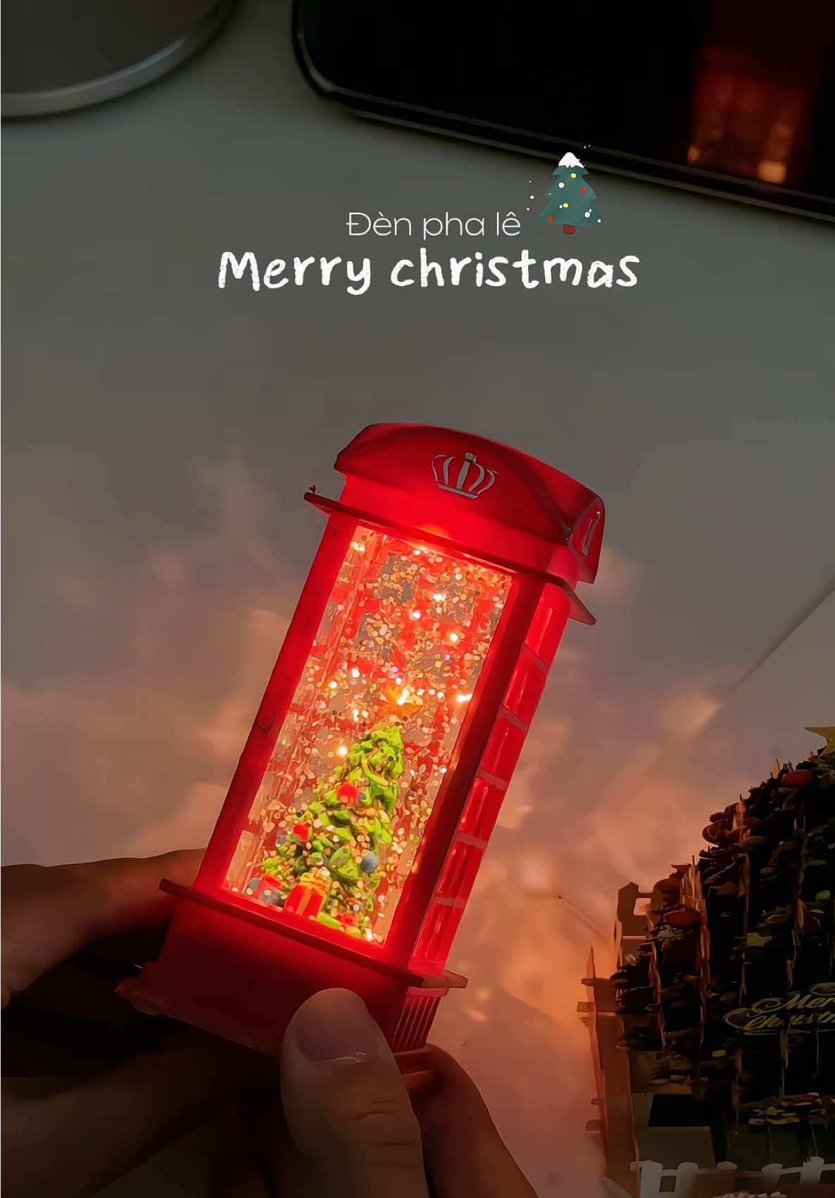 Món quà nhỏ cũng đủ làm em vui 🎄💞 #denphale #giangsinh #noel #merrychristmas #quatang 