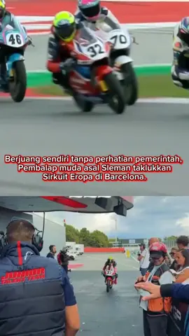 Prestasi sekeren ini masih belum ada apresiasi dari pemerintah.  #prabowo #kiandraramadhipa  #catalunya #barcelona #motogp 