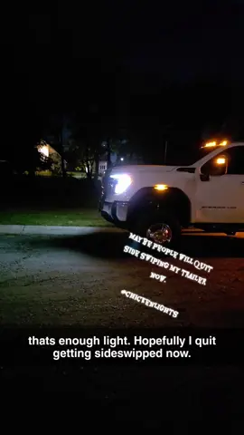 Sick of getting side swiped on the expressway in the early mornings.  People are idiots..Hopefully you can see it now. 🤣🤣