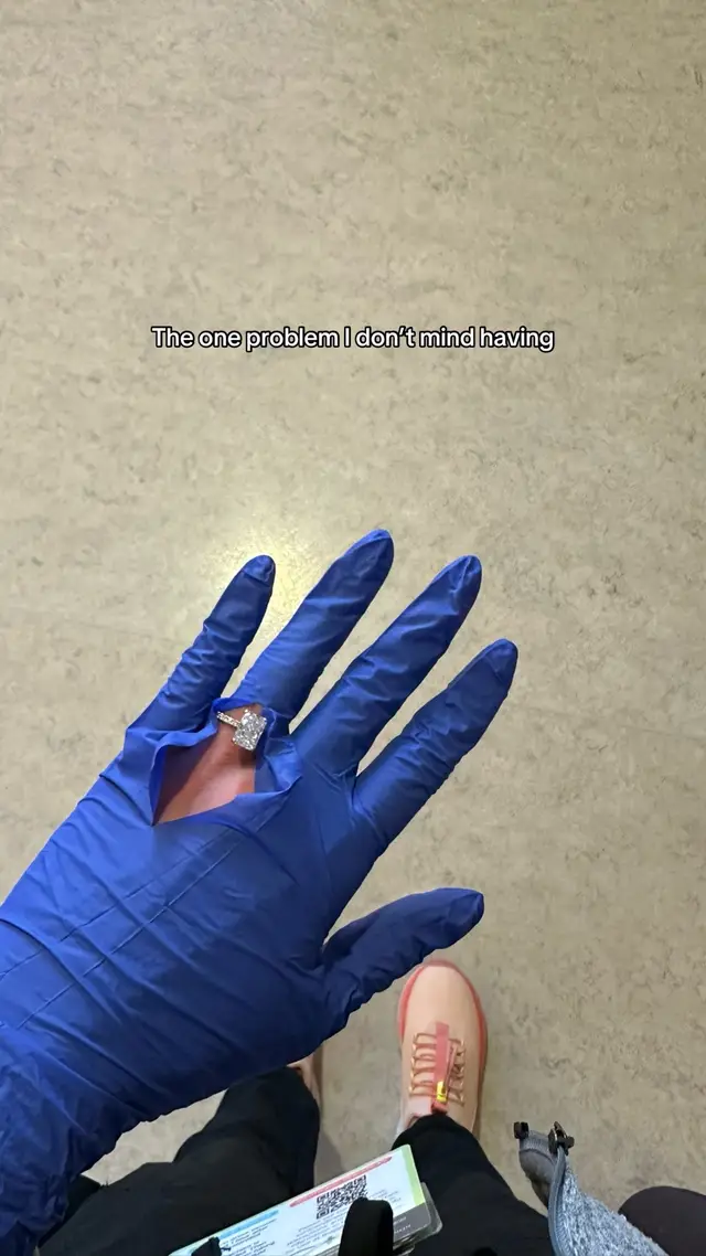 Been manifesting this problem #engagementring #engagement #doctorlife #proposal #creatorsearchinsights 