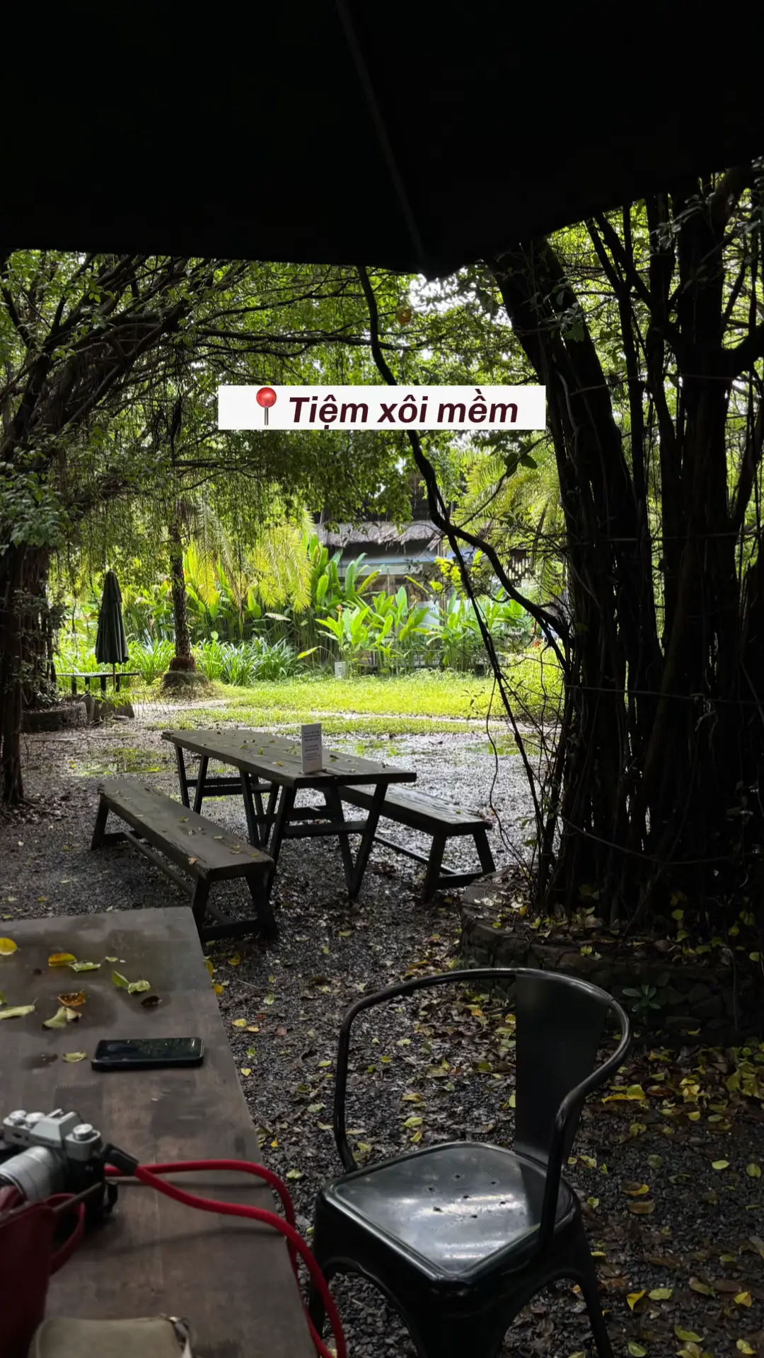 Mà đi đúng hôm quán nghỉ với trời mưa 😭😭nhưng mà quán rất chill và đẹp💕 #tiemxoimem #thaodienq2 #chill #saigon #muathuhanoi 