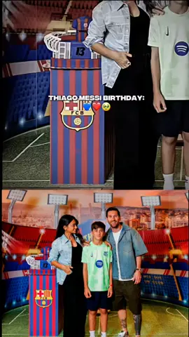 Thiago messi merayalan ulang tahunnya yang ke 13 bertemakan barcelona ❤ #thiago #messi #argentina #barcelona 
