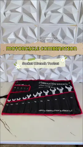 16pcs Toolset para organize at mas madaling dalhin kahit saan!#toolset #combinationwrench #socketwrench #affordable #checkthisout 