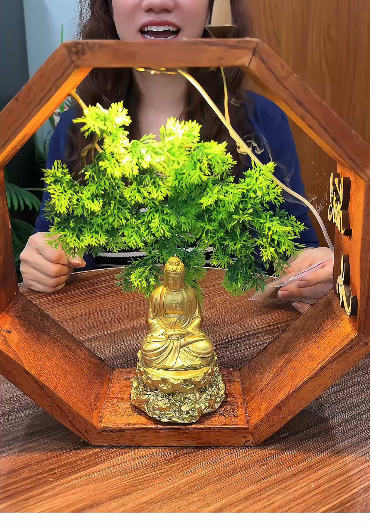 [ TẶNG TƯỢNG PHẬT ] Tiểu Cảnh Xông trầm #xuhuong #tieucanhxongtram #huyenhomhinh365 