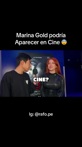 Marina Gold podría aparecer en pantalla gigante 😨😳 / Avant Premiere de La Habitación Negra 🎬 #marinagold #kick #lahabitacionnegra #cine #avantpremiere @Marina Gold 👩🏼‍🦰 