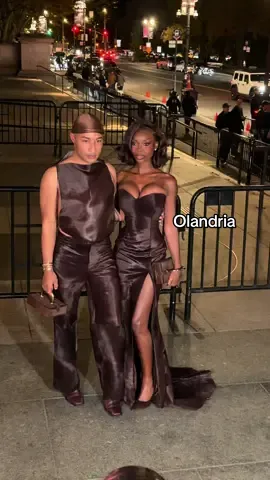 Olandria & Designer Brandon Blackwood attending CFDA Fashion Awards #olandria #LoveIsland #cfda #cfdaawards #afrazexplores @Olandria  