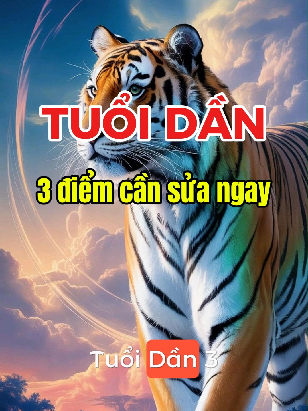 Tuổi Dần 3 điểm cần sửa ngay! #tuoidan #tuvi12congiap #12congiap #tuvi #tuvisomenh #xuhuongtiktok #viral #tpy #typ #capcut