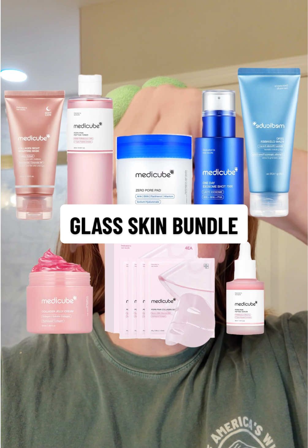 Glowy skin doesn’t have to come with a luxury price tag 💕💧 The Medicube Affordable Glow Bundle gives you $237 worth of Korean skincare for a fraction of the cost 😳 It’s packed with their best-selling serums, creams, and treatments that leave your skin smooth, bright, and glassy ✨ Grab it while it’s still in stock—linked in the orange cart! @medicube global  @medicube_us  #medicube #glassskin #tiktokshopblackfriday #tiktokshopcreatorpicks #tiktokshopcybermonday 