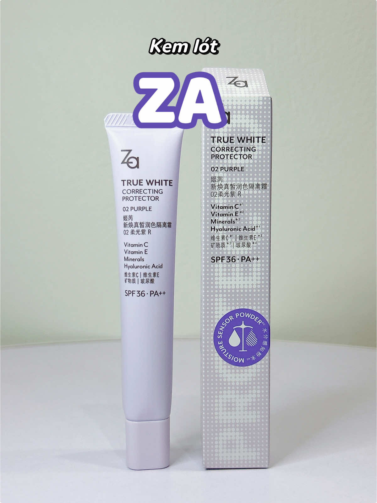 Kem lót nâng tone chống nắng ZA sieuuu thích 💜 #kemlotza #za #kemlotnangtone #xuhuong #viral 