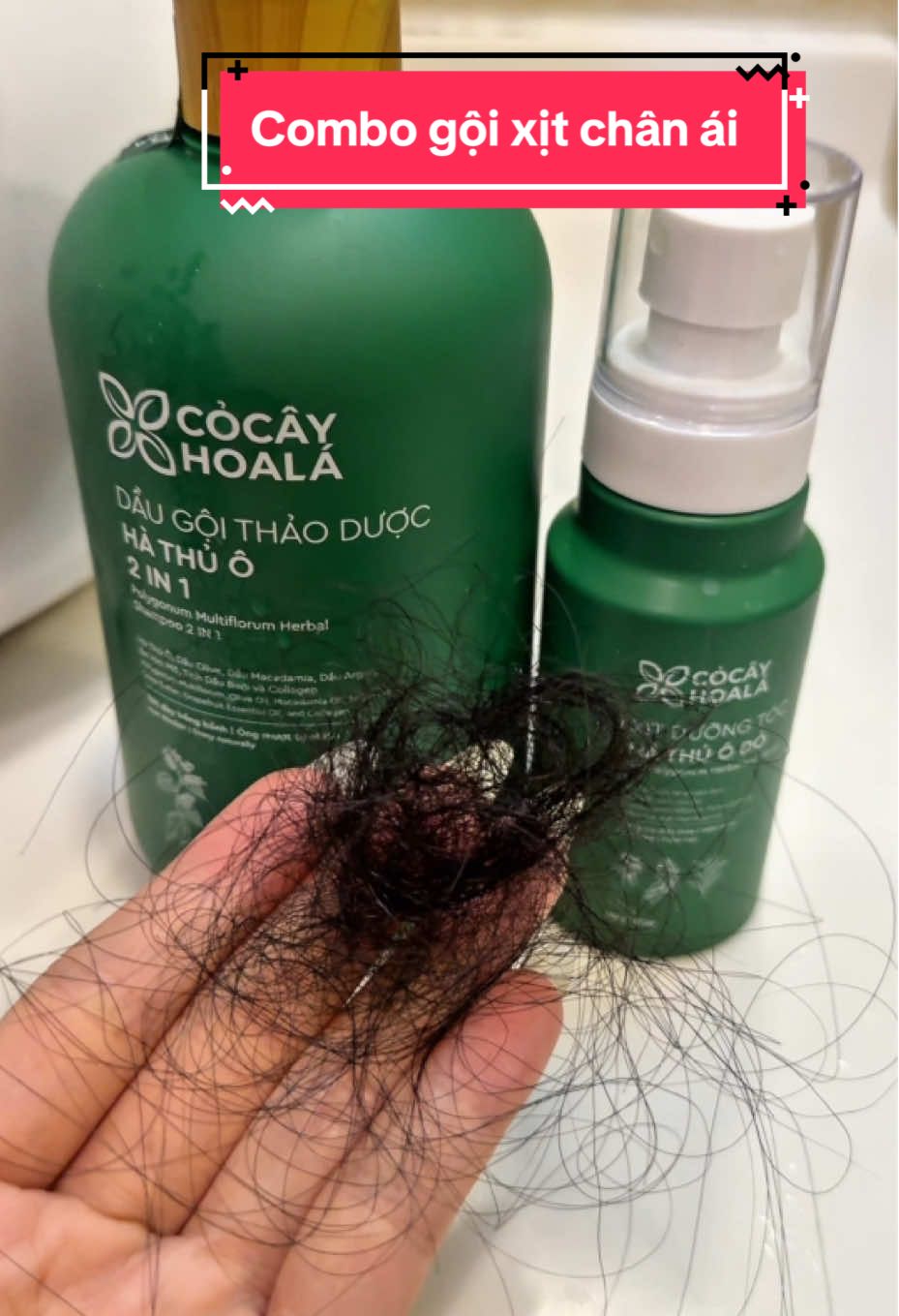 Dầu gội thảo dược HÀ THỦ Ô chính là chân ái cho mái tóc đó ạ #daugoi #daugoithaoduoc #huyenchaucongchua  @Huyền Châu Công Chúa 