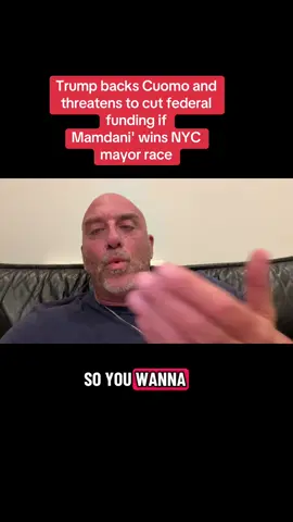 President #DonaldTrump publicly endorsed Andrew #Cuomo on Monday while threatening to withhold federal funding from #newyorkcity if Zohran #Mamdani, who he labeled a