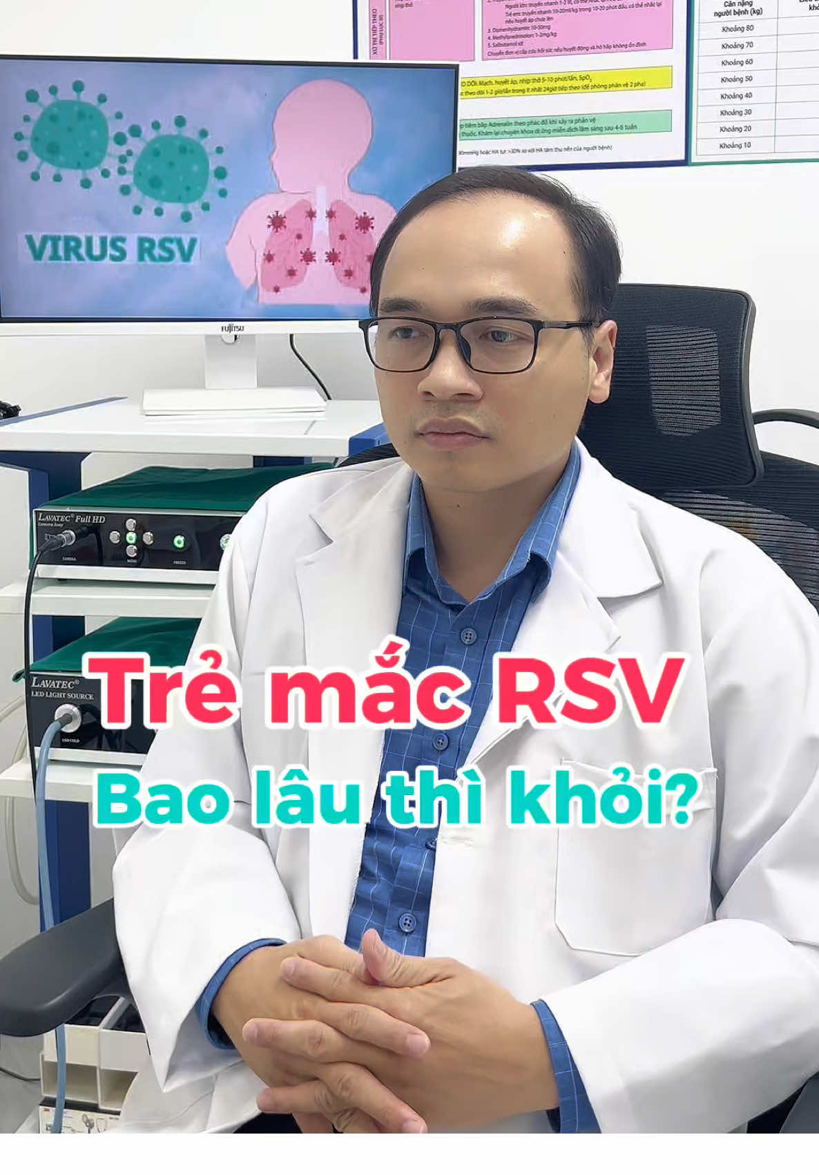 👶🏻🫁 Trẻ mắc RSV bao lâu thì khỏi ? ——————————- #rsv #baolaukhoirsv #chamsoctrebirsv #phongkhamtaimuihongthanhxuan #medassis 
