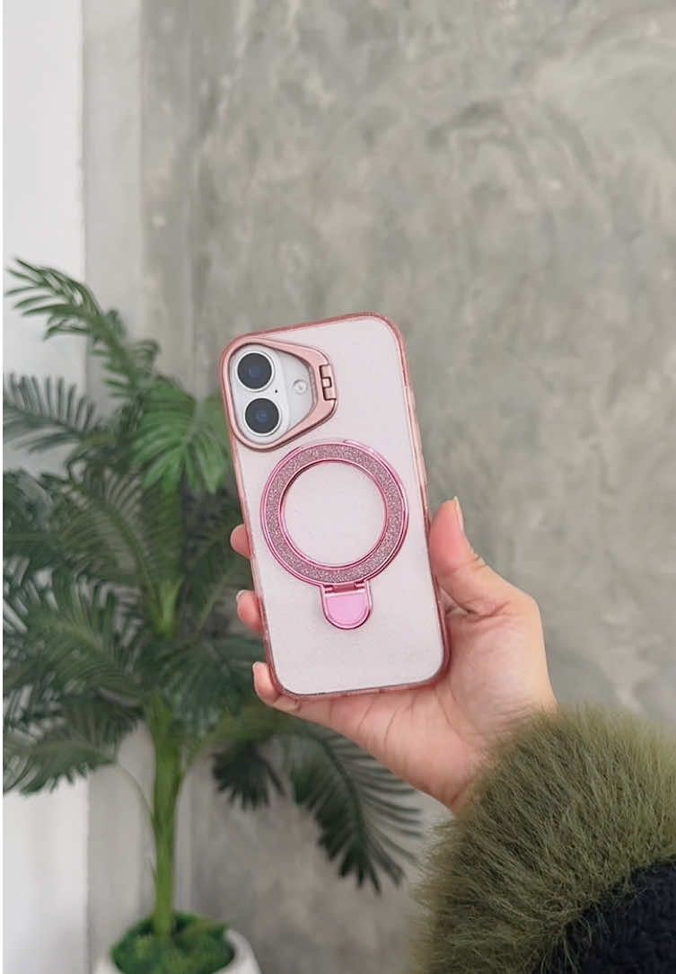 Cilupbah Duostand Glitter Magn #cilupbahcase #caseaesthetic #caseip #caseiphone #casemagsafe 