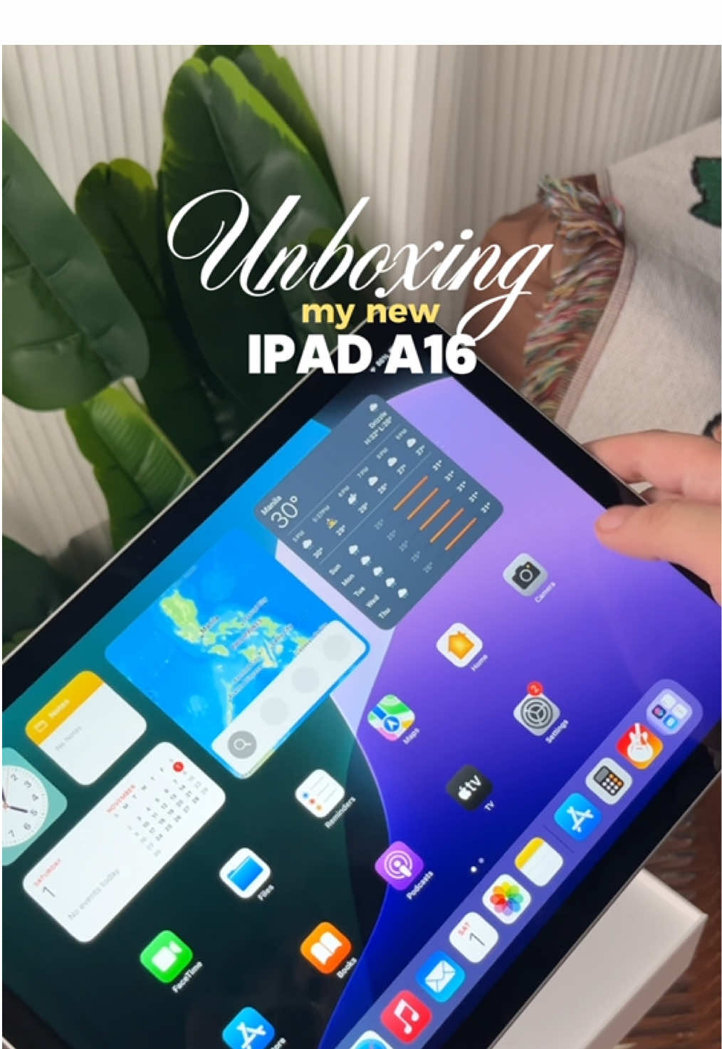 unboxing my new ipad | Ipad 11th Gen A16 ✨ #ipada16 #ipad11thgen #ipad11thgena16 #unboxing #asmr 