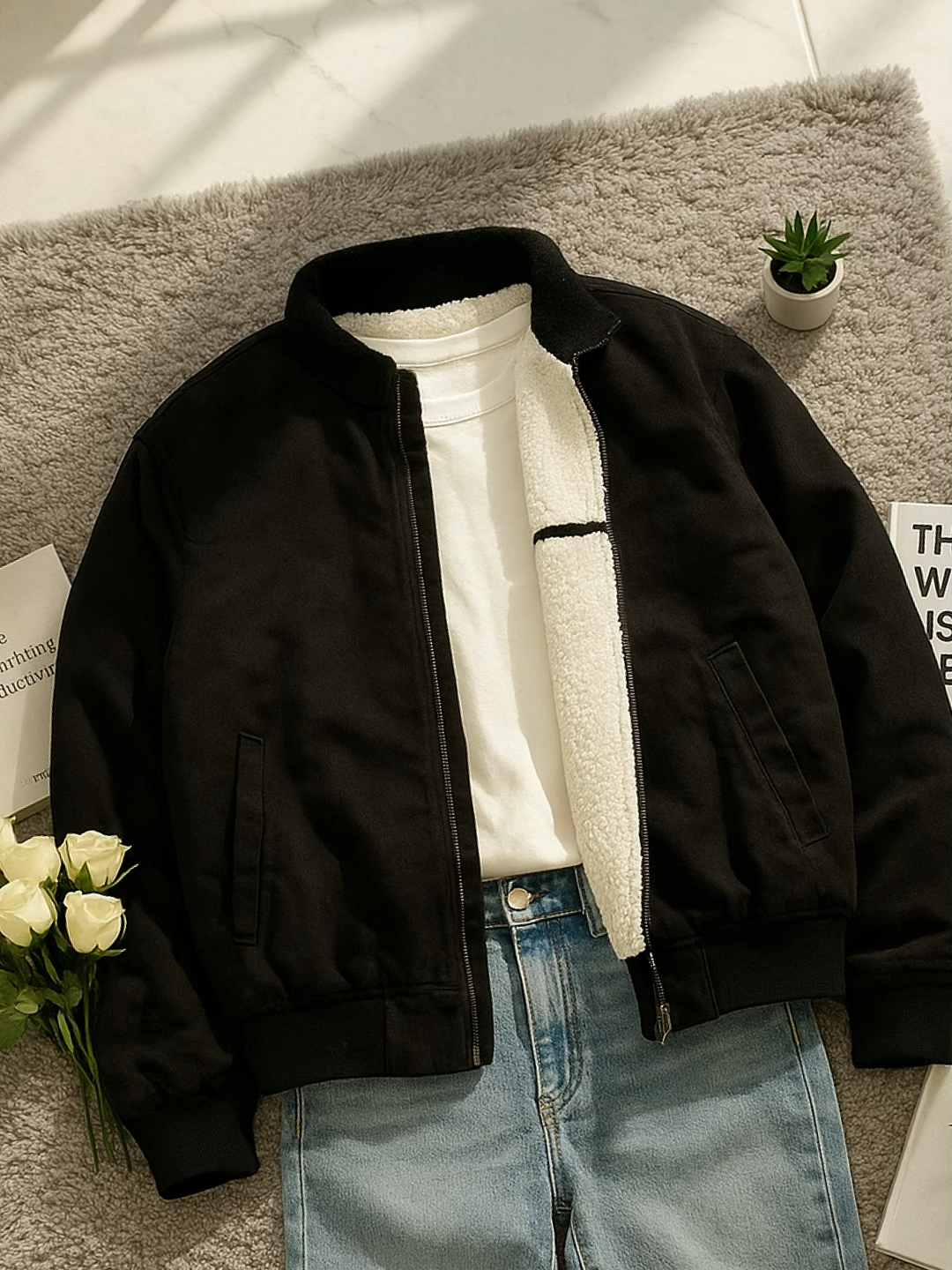 Gió khẽ qua, outfit chuẩn men bật tone liền 💪 #fashion #xhtiktok #thoitrangnam #OutfitChuanForm #StreetwearVN #ThoiTrangNam #AothunNam #streetwear #LocalBrandVN #aokhoacgionamnu #aobomber