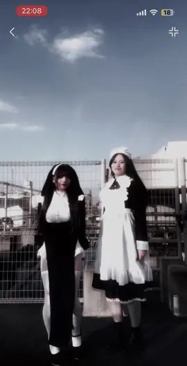 先取りハロウィン⋆⸜♱⸝‍⋆#ハロウィン #シスター#メイド#ハロウィンコスプレ 