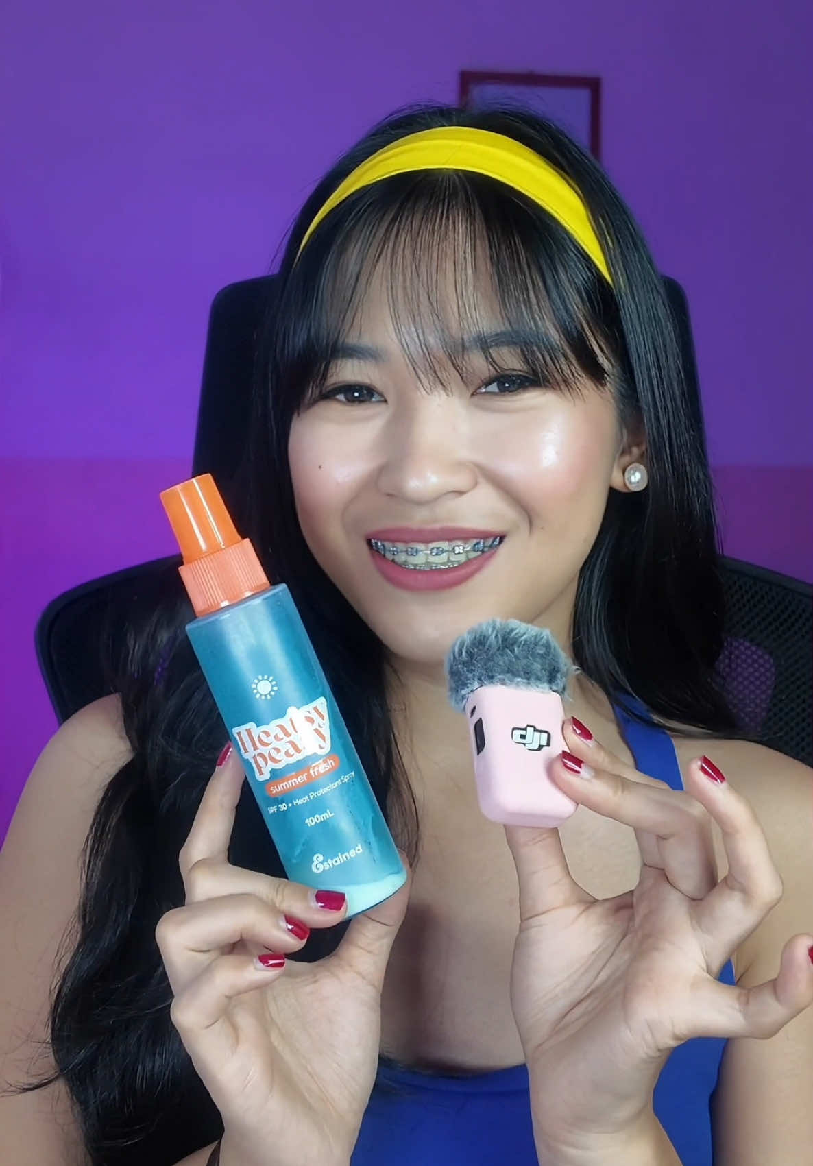 Here’s why you should use heat protectant even without styling 🌞👱🏻‍♀️  #estained #estainedheatsypeasy #hairspray #heatprotectantspray 