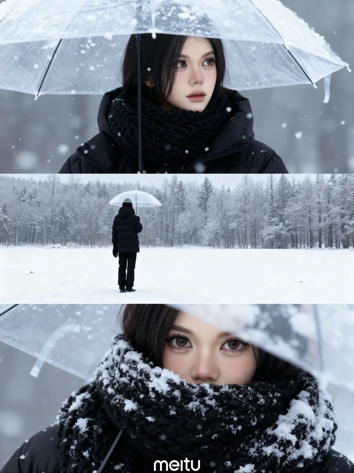 Chuyến này studio thất nghiệp chụp ảnh Noel hết  Giống gì giống quá luôn, như thật luôn  Tuii có nhận làm giùm nha mấy bà🥰 #trend #xuhuong #noel #meitu #giangsinh 