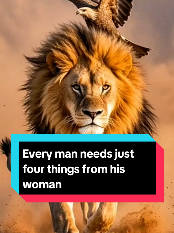 Every man needs just four things from his woman. Lone wolf positivity #motivationalquotes #dailymotivation #dailyinspiration #dailymemes 