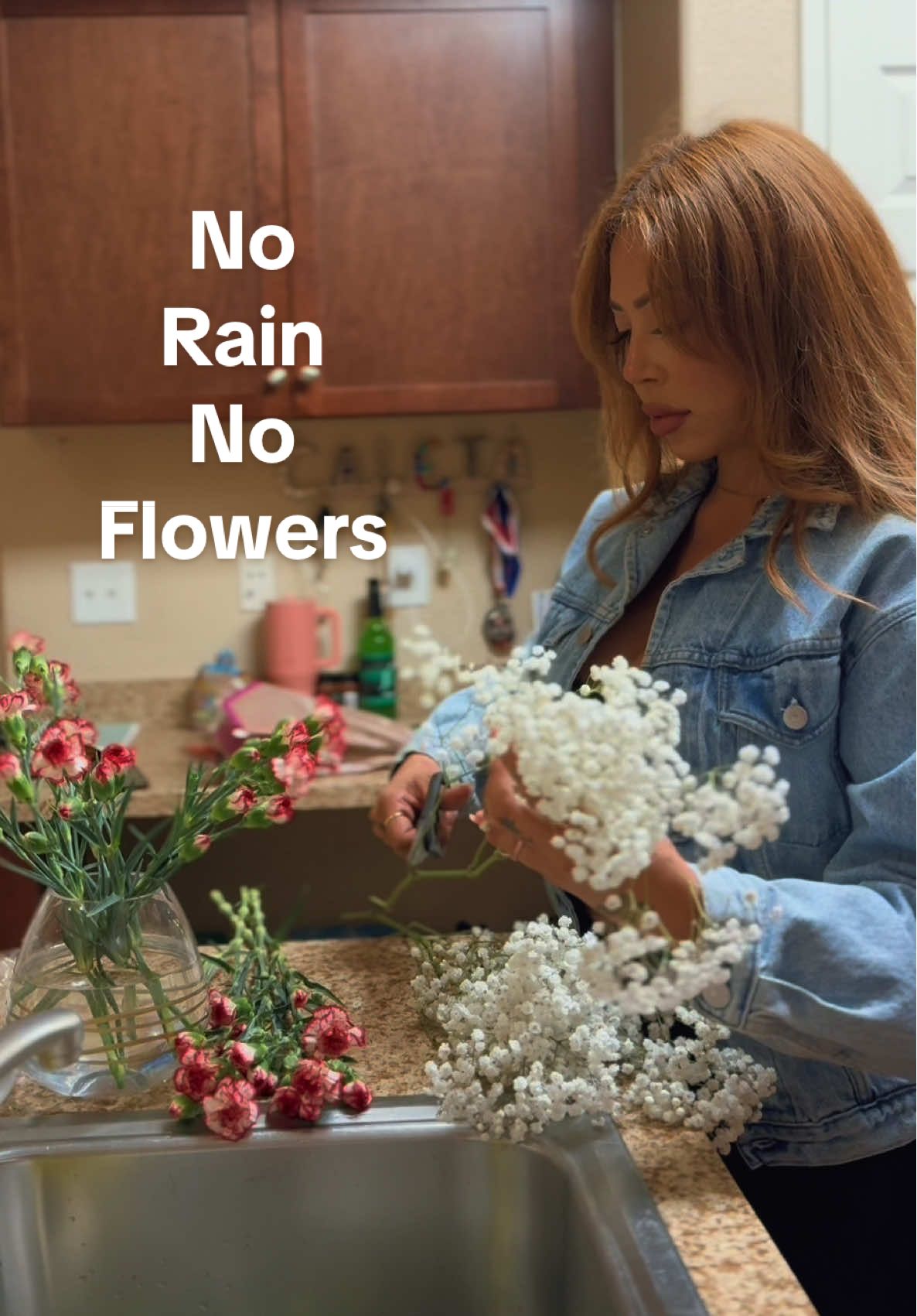No rain, no flowers 