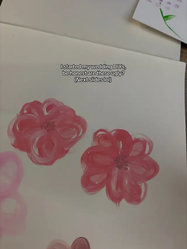 I made 5 out of over 100 and I don’t want to keep going if they’re not cute 😭#2026bride #weddingdiy #budgetwedding #weddingdecor #weddinginspo 