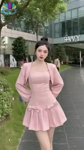 Sét váy đầm tiểu thư màu hồng xinh #viralvideo #vaytieuthu  #vaydamxinh #xuhuong #DUNG 