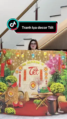 Tranh lụa decor trang trí Tết #tranhdecor #tranhtrangtritet #trangtritet 